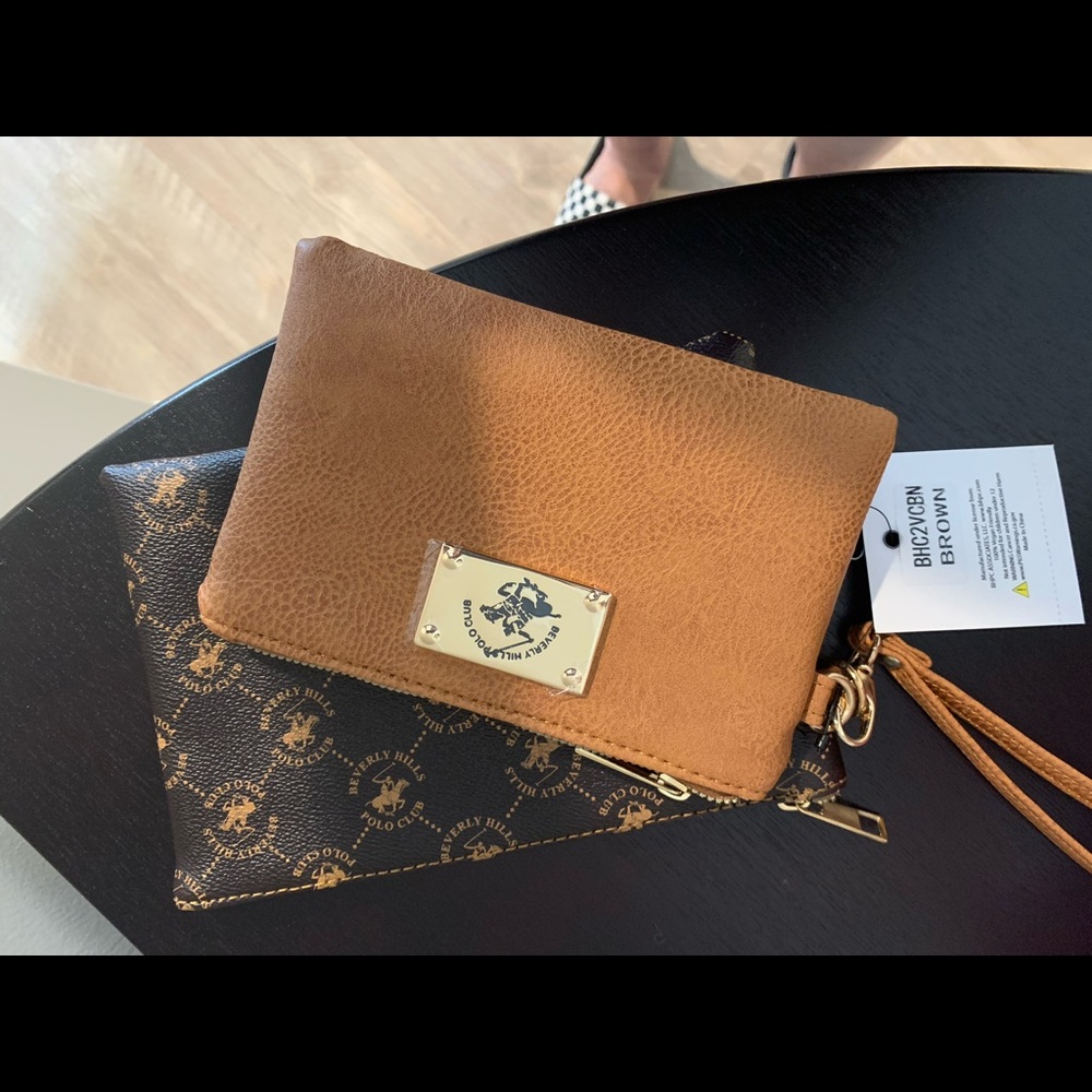 2 Beverley Hills Polo wristlets Wallets